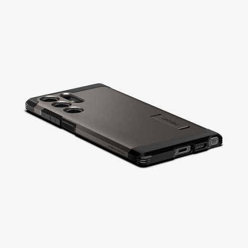 ACS05623 - Galaxy S23 Ultra Case Tough Armor in black showing the back